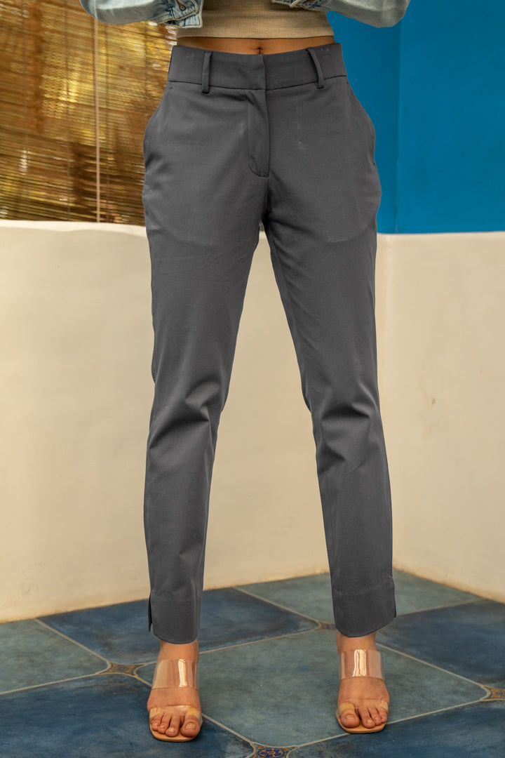 Spanish Grey Stretch Chino Pants