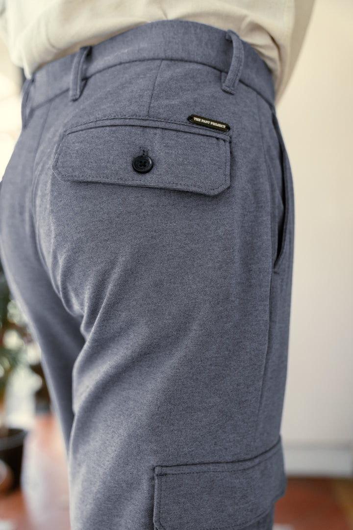 Ocean Waves Power-Stretch Cargo Shorts - Main Image