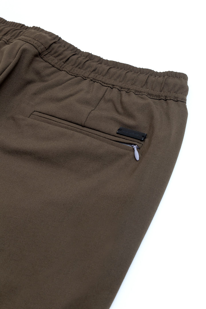 Army Olive Stretch Joggers for men