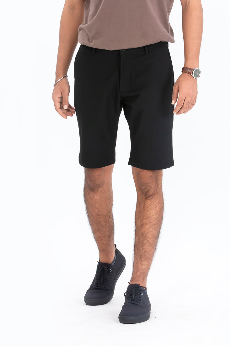 black chino shorts for men