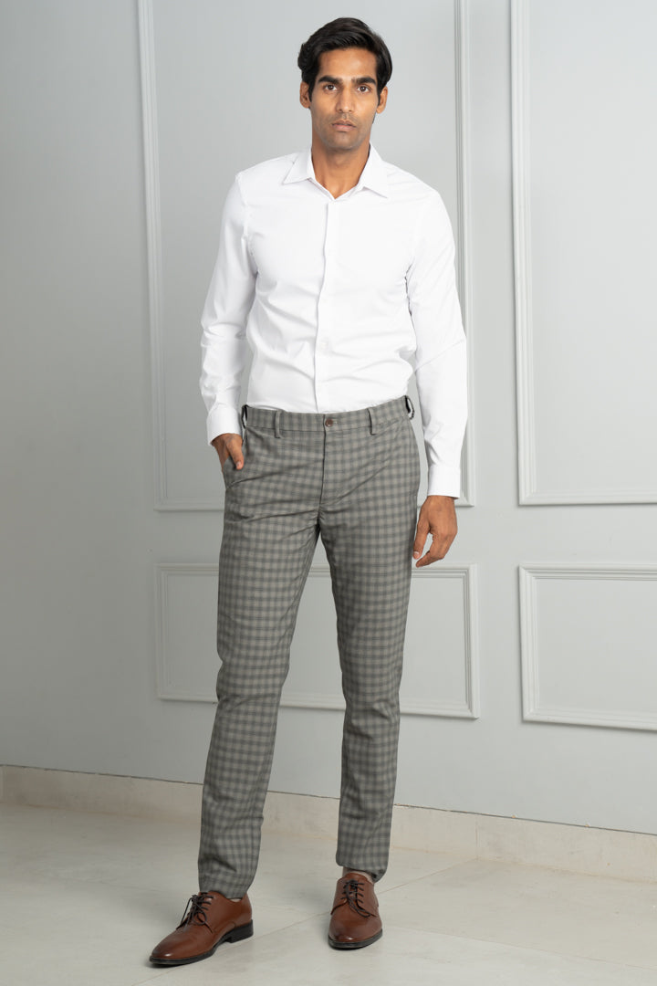 Ravishing Fabulous Men Trousers GlobalTrends Checked Trouser for men  Casual Check PantsSlim Fit Check pants