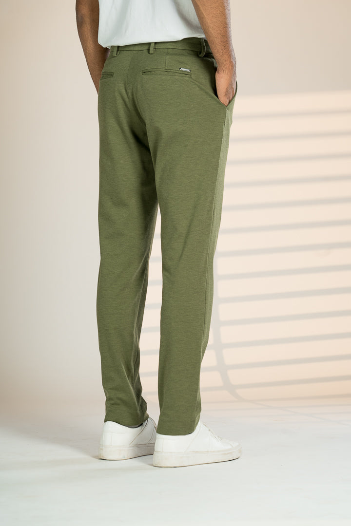 Military Green Power-Stretch Pants