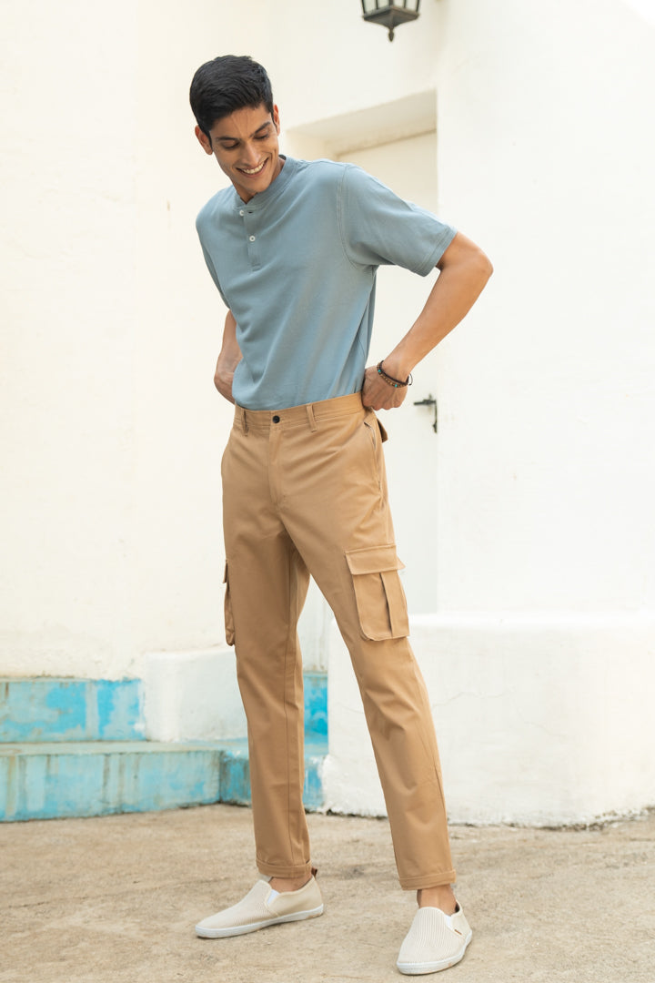 stretch cargo pants men