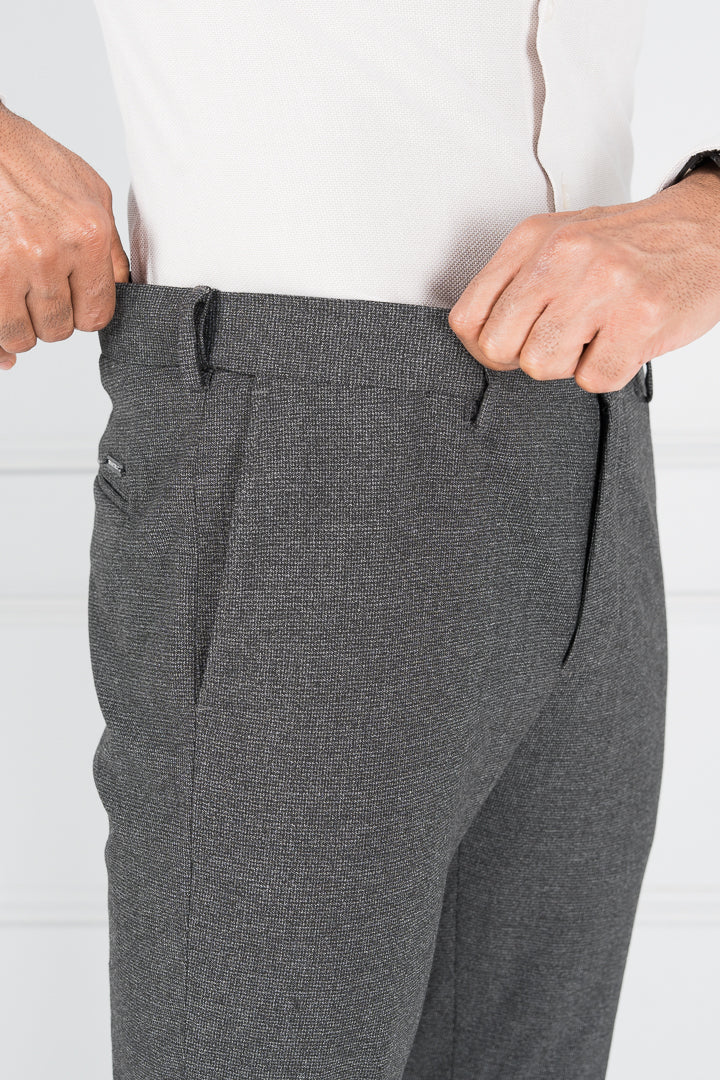 Light Grey Textured Trousers  Selling Fast at Pantaloonscom
