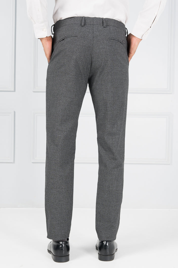 Occasions  Light Grey Texture Slim Fit Trousers  Suit Direct