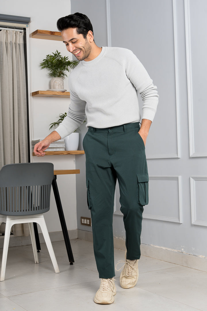 green cargo pants men