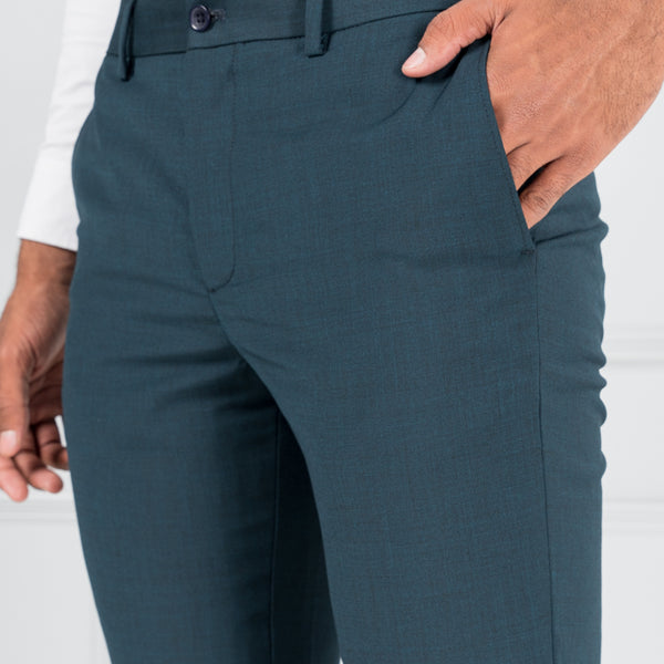 Buy Tommy Hilfiger Men Black Wool Blend Slim Fit Check Formal Pants   NNNOWcom