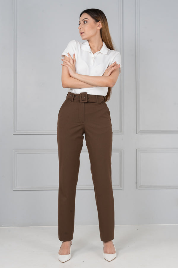 brown pants women